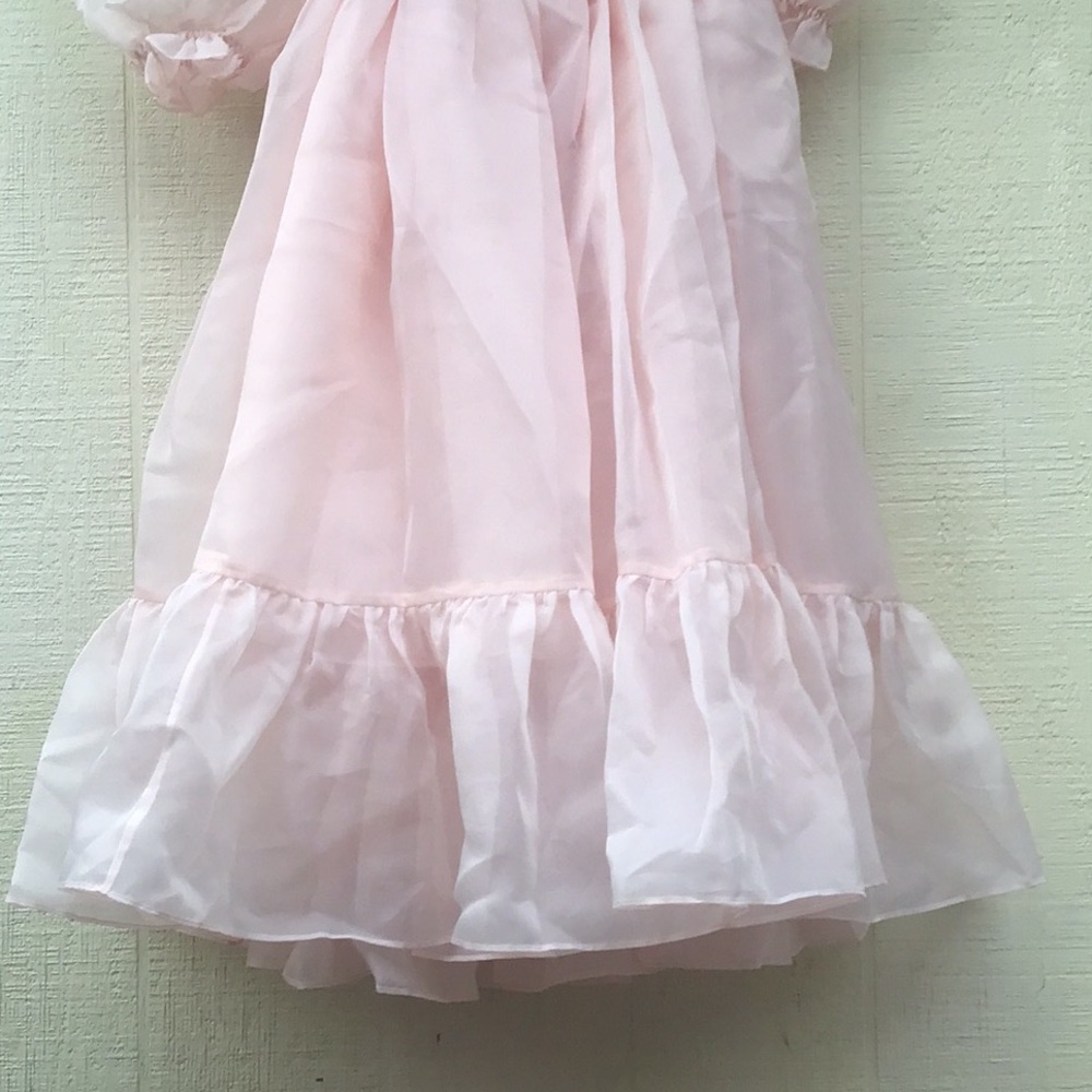 Selkie French puff dress in ballerina pink - Picture 13 of 16